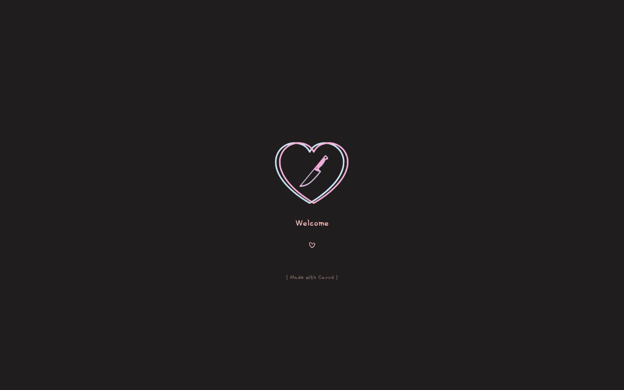 Carrd profile picture for @fixation